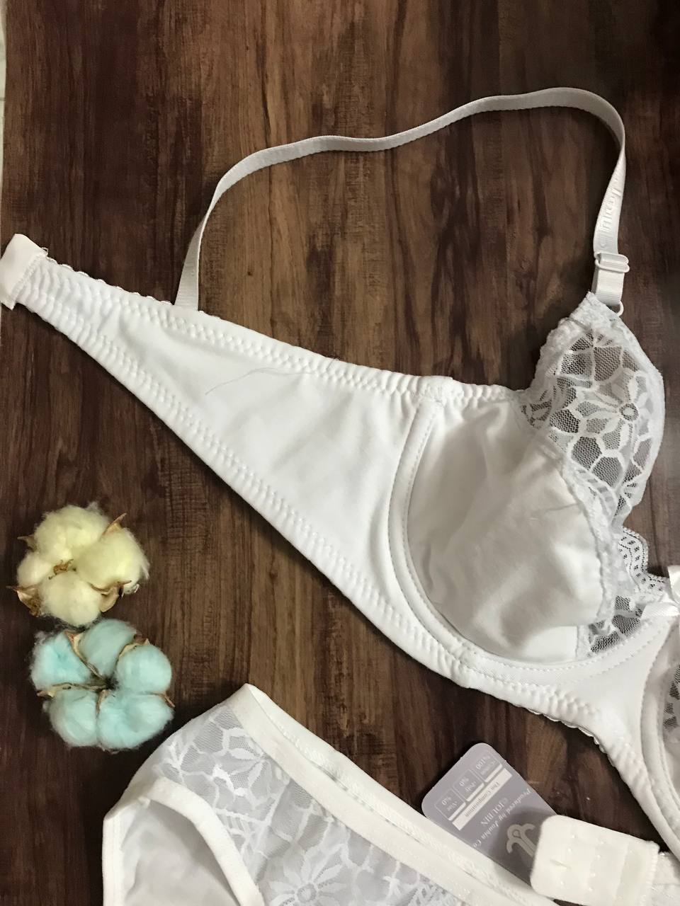 ست سوتین شورت نخی فنردار کد 1228