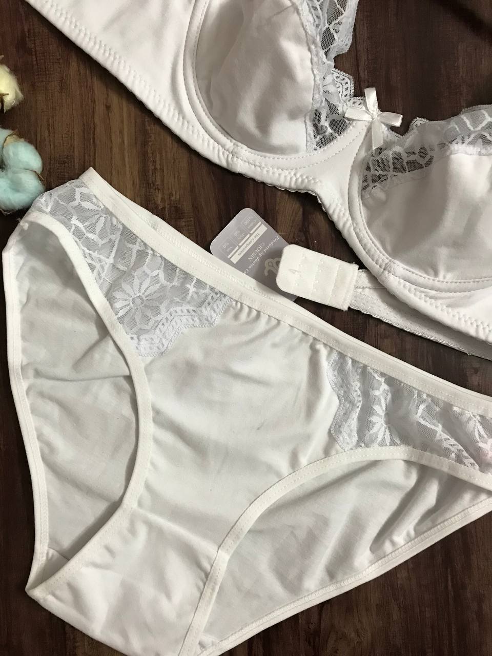 ست سوتین شورت نخی فنردار کد 1228