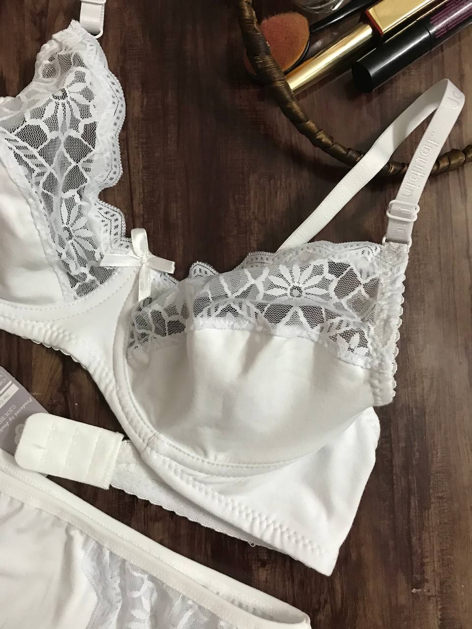 ست سوتین شورت نخی فنردار کد 1228