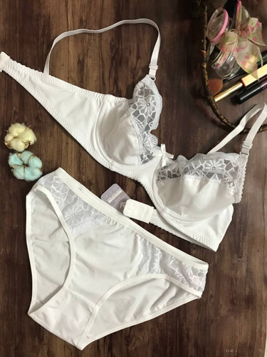 ست سوتین شورت نخی فنردار کد 1228