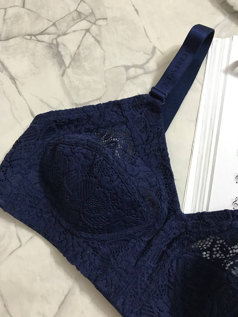 سوتین دانتل بدون فنر مردی کد ۱۷۰ سفید