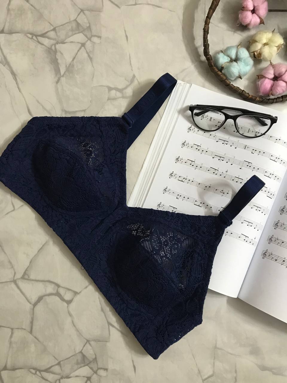 سوتین دانتل بدون فنر مردی کد ۱۷۰ سفید