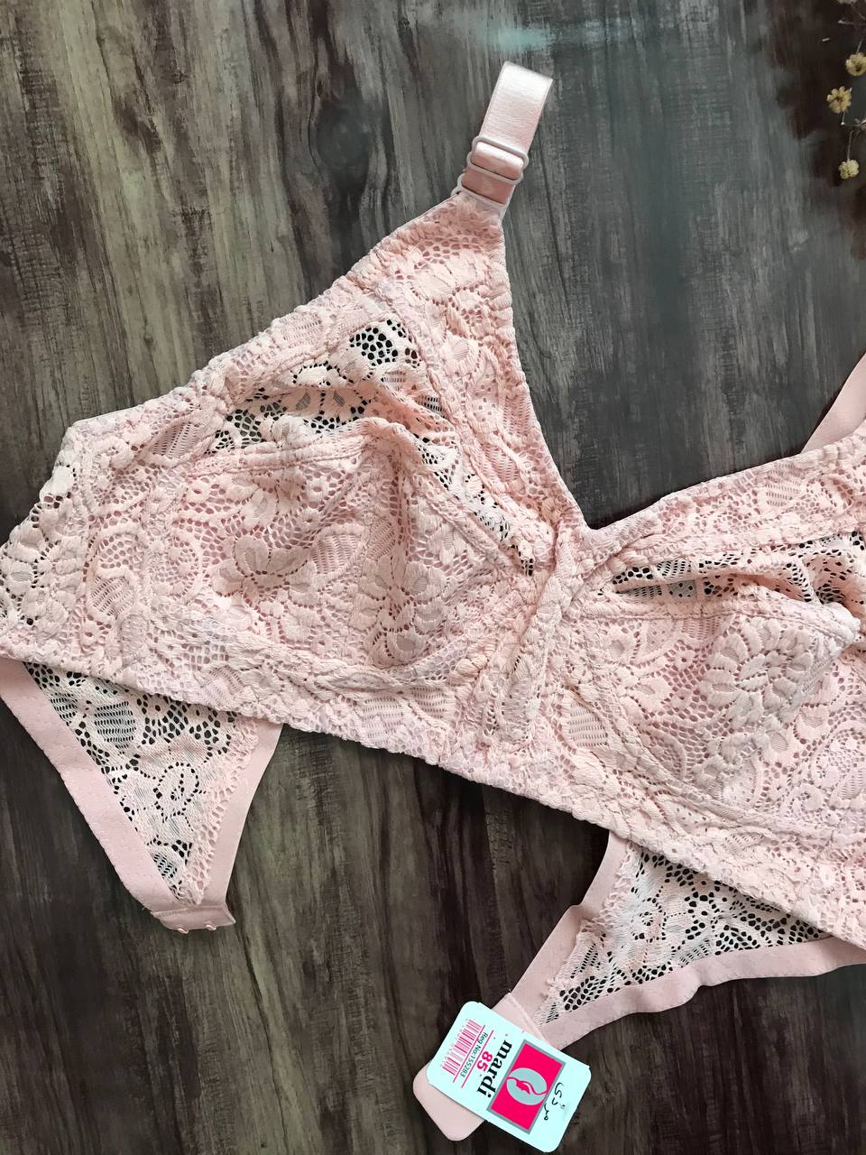 سوتین دانتل بدون فنر مردی کد ۱۷۰ سفید