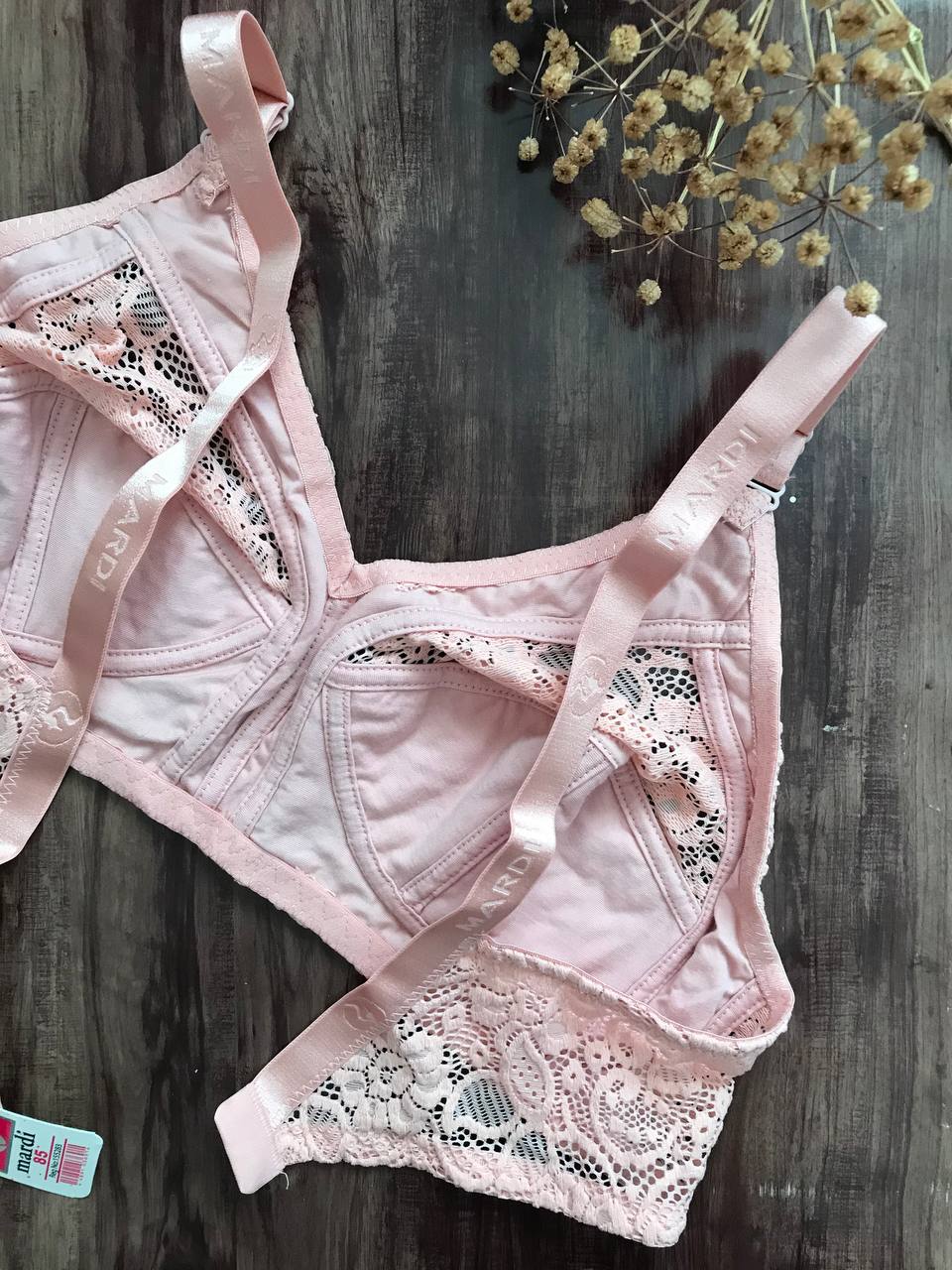 سوتین دانتل بدون فنر مردی کد ۱۷۰ سفید