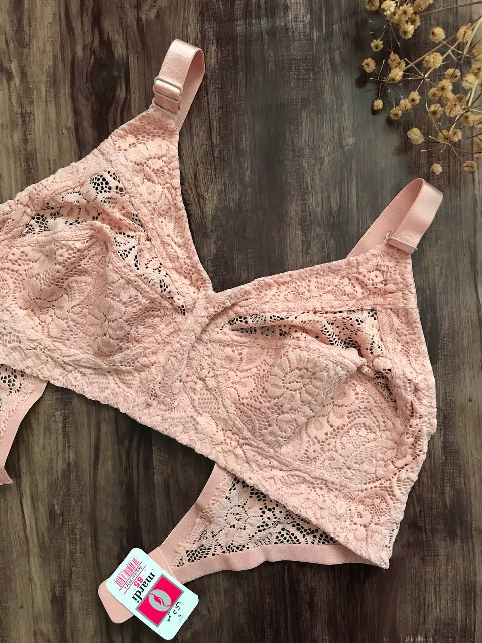 سوتین دانتل بدون فنر مردی کد ۱۷۰ سفید