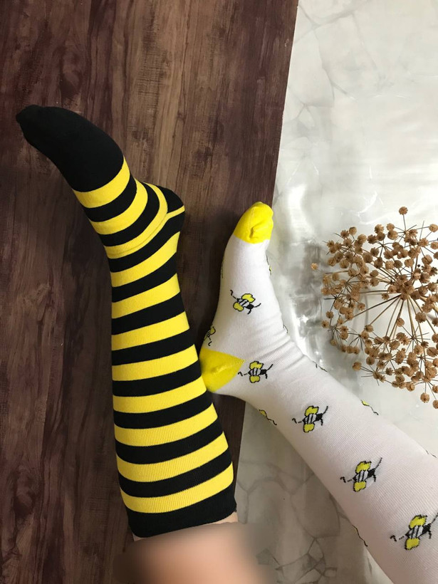 جوراب ساق بلند لنگه به لنگه
