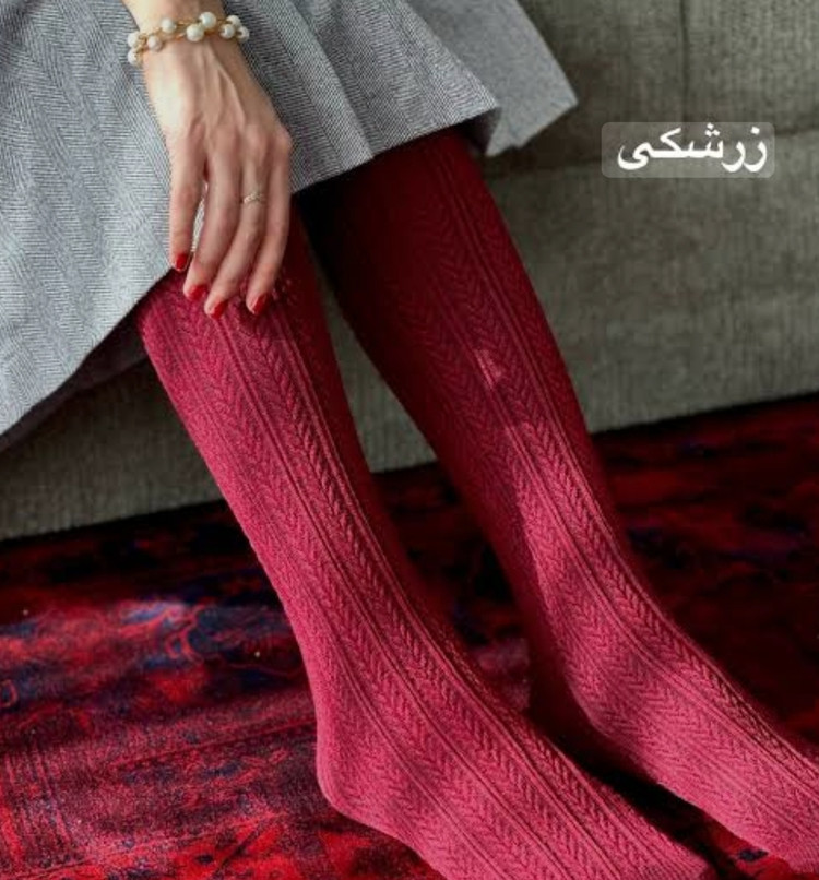 جوراب شلواری گندمی زنانه